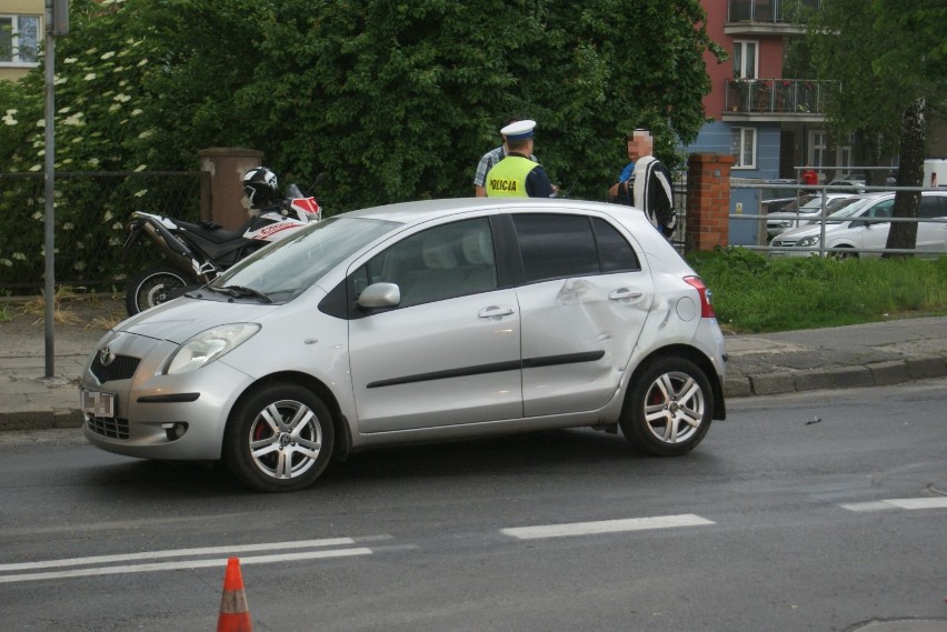 Motocyklista został potrącony na ulicy Stawiszyńskiej w...