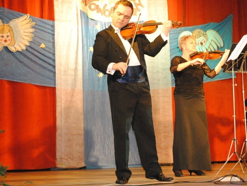 Koncert Noworoczny w Centrum Kultury w Śmiglu, wystąpił kwartet smyczkowy i śpiewaczki z Poznania