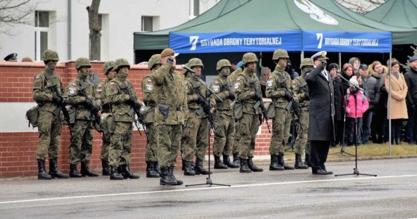 Kolejni terytorialsi z batalionu w Malborku złożyli uroczystą przysięgę