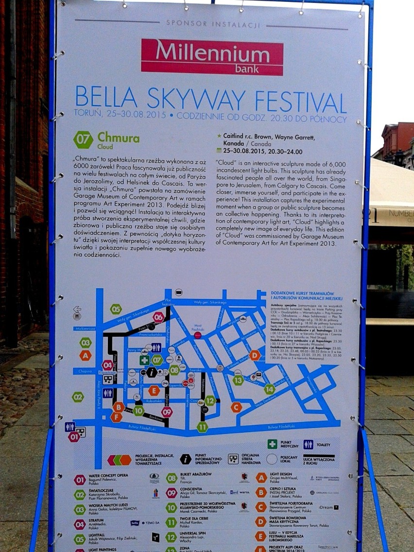 2015 - Toruński Festival Bella Skyway -  "Chmura" [ZDJĘCIA]