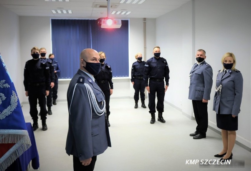 Nowi policjanci i policjantki w szczecińskiej policji