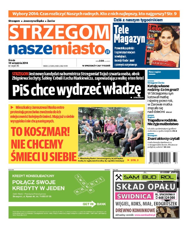 Okładka najnowszego numeru Strzegom Nasze Miasto