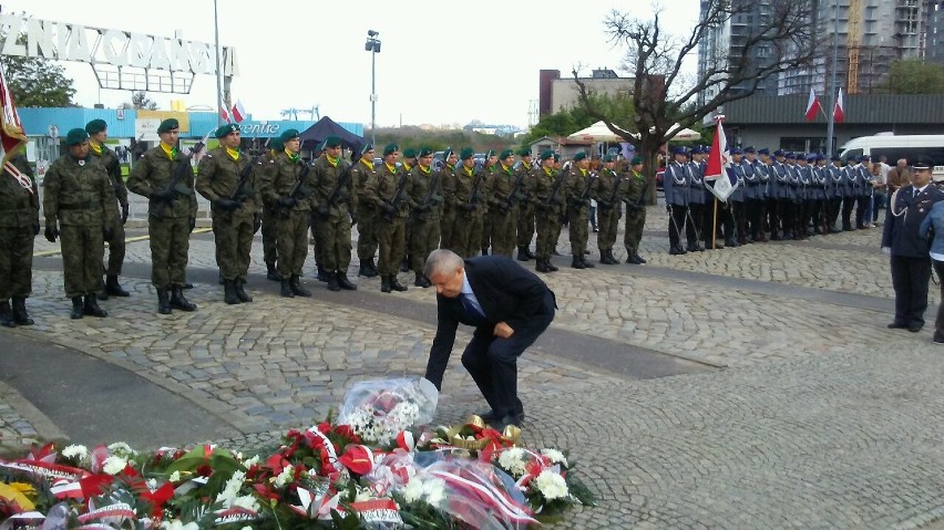 Starosta nowodworski Zbigniew Ptak na wojewódzkich obchodach...