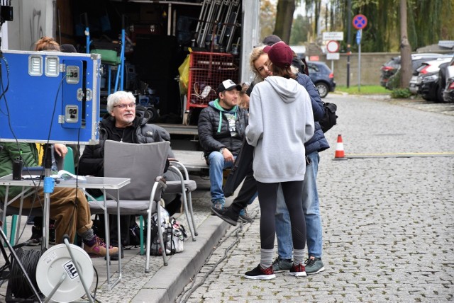 Serial "Szadź". Zdjęcia przy Młynówce oraz przebitki na ulicach miasta oraz z powietrza