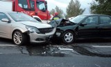 Wypadek dwóch aut na krajowej "piątce" w Zamościu  [zdjęcia]