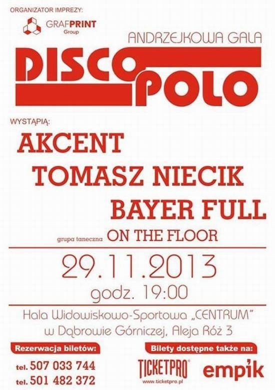 Andrzejkowa gala disco polo, czyli koncert w hali Centrum