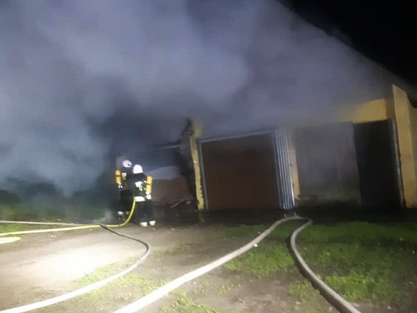 Pożar w Cyganach (gm. Gardeja) gasiły dwa zastępy z JRG...