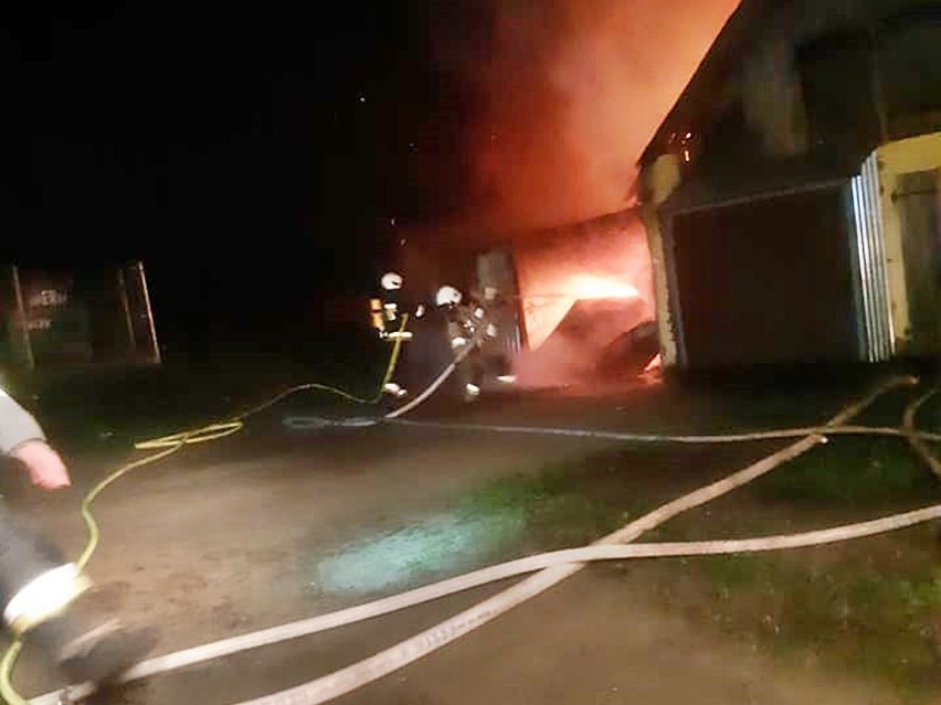 Pożar w Cyganach (gm. Gardeja) gasiły dwa zastępy z JRG...