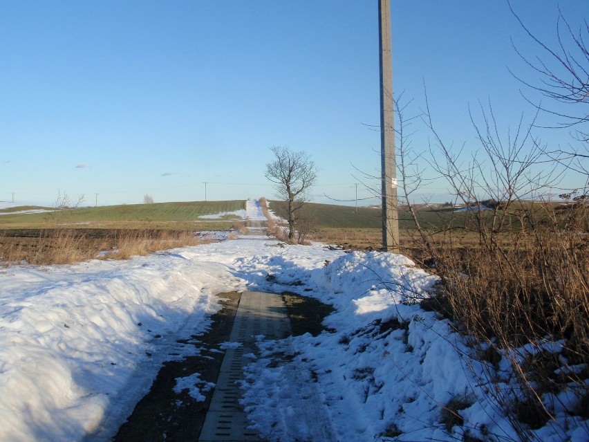 Radny gminy Tczew pyta wójta, dlaczego droga Szczerbięcin - Dalwin jest nieodśnieżona