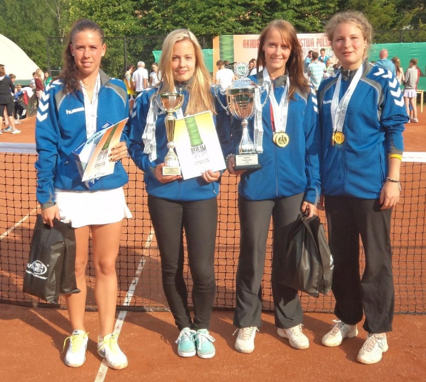 Tenistki Wywalczyły złote medale podczas finału akademickich Mistrzostw Polski w Tenisie w Katowicach