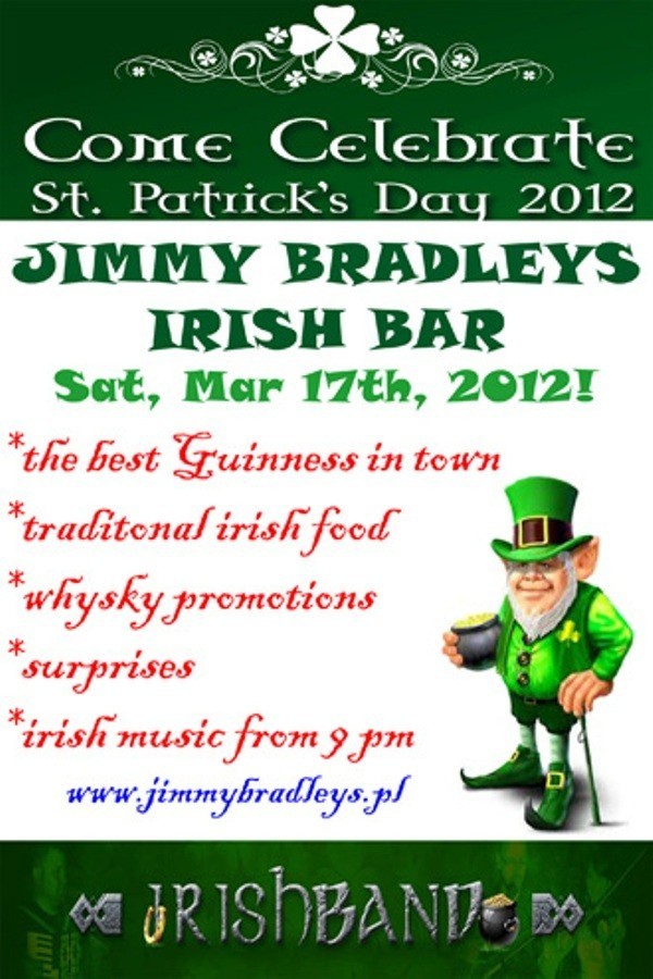 Jimmy Bradley's Irish Bar
ul. Sienna 39

Jimmy Bradley's...