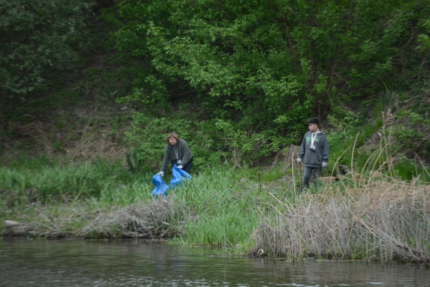 Akcja sprzątania brzegów Warty w Międzychodzie (27.04.2019)