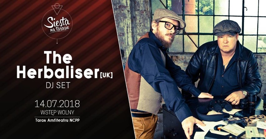 W sobotę na tarasie NCPP - The Herbaliser - Dj Set, support...