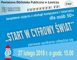 Biblioteka powiatowa organizuje w Łowiczu bezpłatny kurs komputerowy