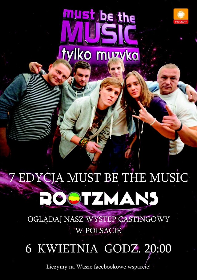 Rootzmans w Must Be The Music: Już 6 kwietnia.