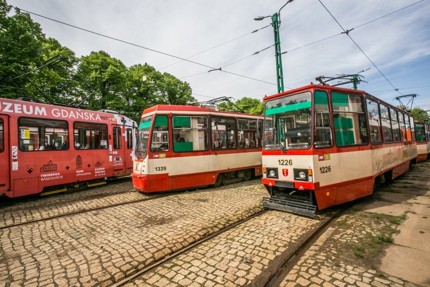 Zabytkowa zajezdnia tramwajowa w Nowym Porcie otwarta dla uczestników festiwalu Open House Gdańsk. Zdjęcia