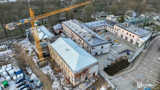Coraz bliżej zakończenia adaptacji nowej siedziby teatru "Kubuś" w Kielcach przy ulicy Zamkowej.

Zobacz kolejne zdjęcia z budowy