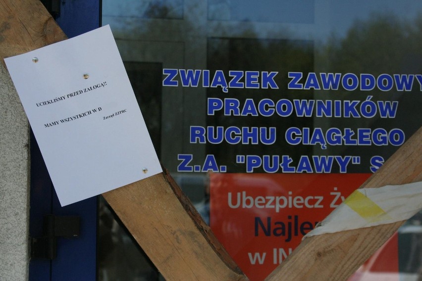 Azoty: Pracownicy przeciw związkom zawodowym (WIDEO, ZDJĘCIA)