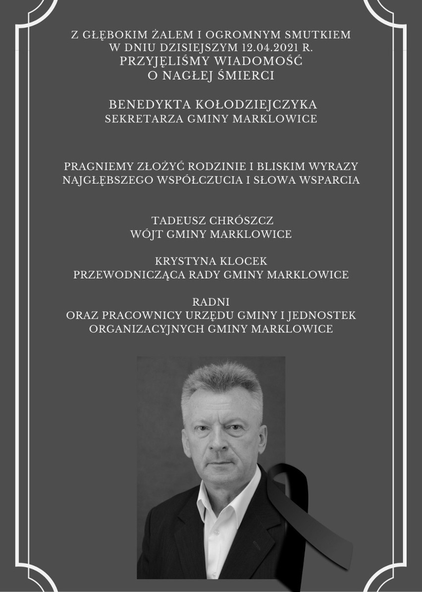 Zmarł Benedykt Kołodziejczyk, wieloletni radny Rybnika, sekretarz gminy Marklowice