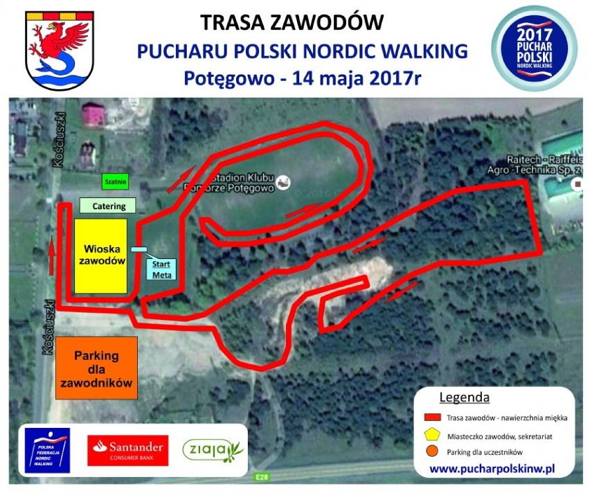 Potęgowo. Puchar Polski w Nordic Walking