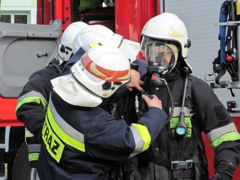 Strażacy z OSP, z terenu gminy Koszęcin, sprawdzili swoje umiejętności w siedzibie zespołu Śląsk