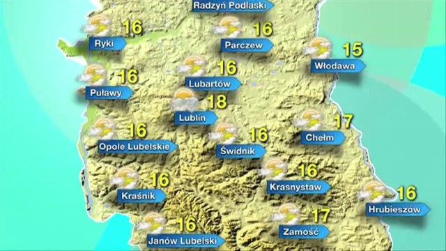 Pogoda na Lubelszczyźnie 6 maja