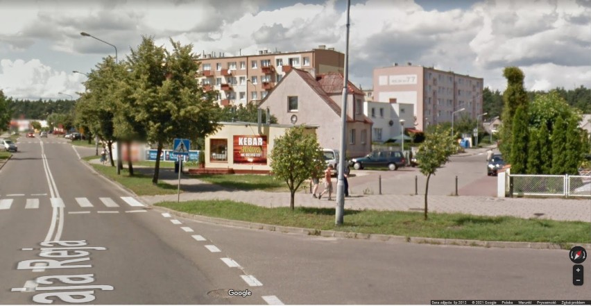 Tak wyglądała ulica Reja w Wągrowcu w 2012 roku