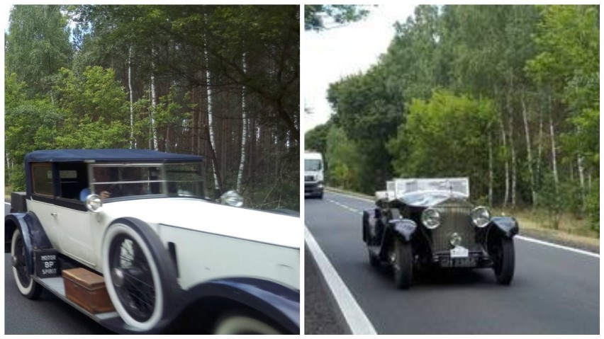 Przez Włocławek przejechała kawalkada Rolls - Royce'ów. Każdy z nich warty jest milion dolarów [zdjęcia]