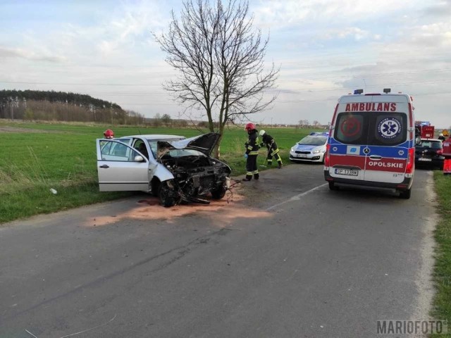 Wypadek w okolicy Dębskiej Kuźni.