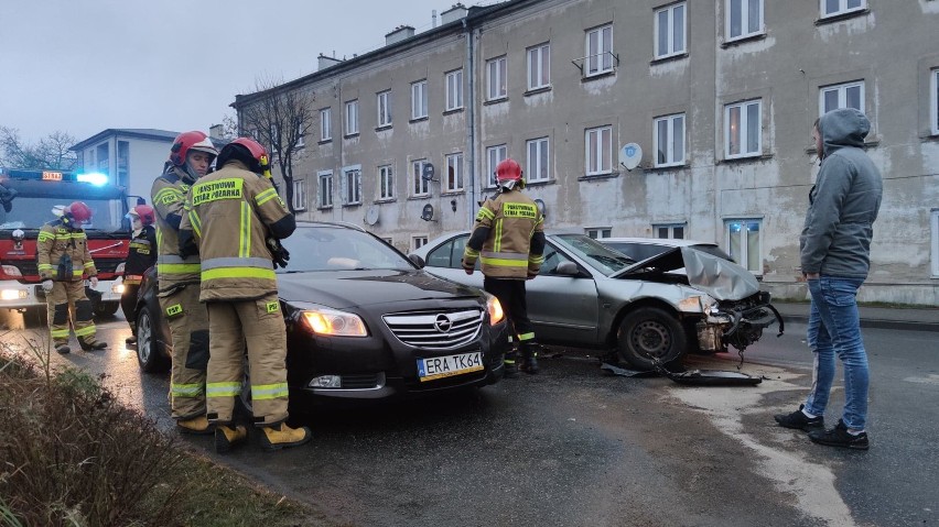 Wypadek na ulicy Sulejowskiej w Piotrkowie, 13.12.2020