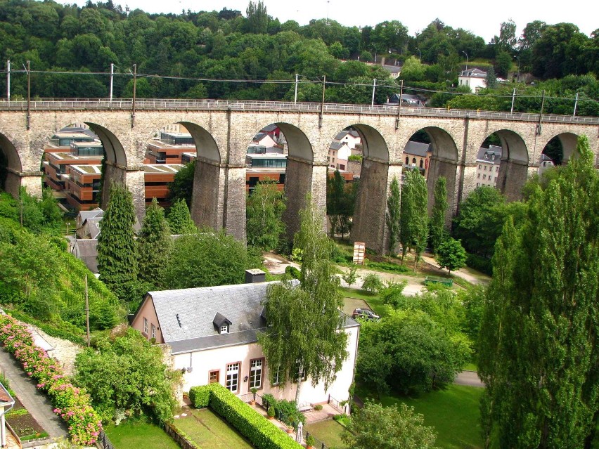 Wiadukt kolejowy w Luksemburgu