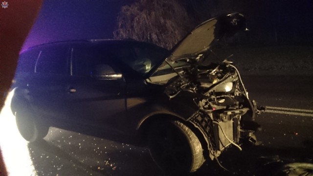 Wypadek w Teratynie: Audi zderzyło się z toyotą