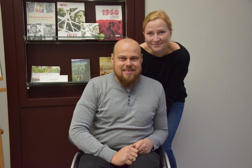 Tomek Guzowski (na zdjęciu razem z żoną, Sawą) mimo choroby...