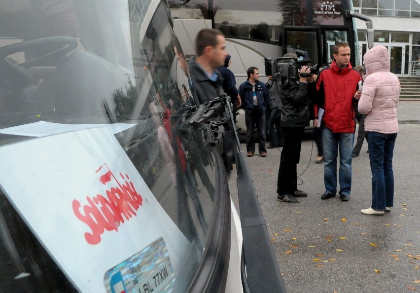 Trzystu związkowców z Lubelszczyzny pojechało na protest do stolicy (ZDJĘCIA)