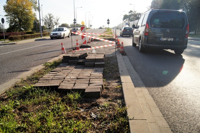 Z przejazdu wykonanego w pasie zieleni będą mogły korzystać tylko autobusy MZK