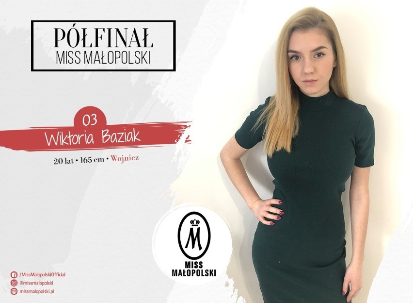 Poznajcie kandydatki ubiegające się o tytuł Miss Małopolski...