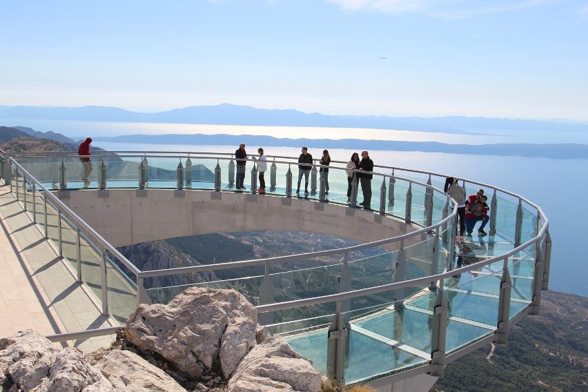 Na miłośników mocnych wrażeń w Chorwacji czeka Skywalk...