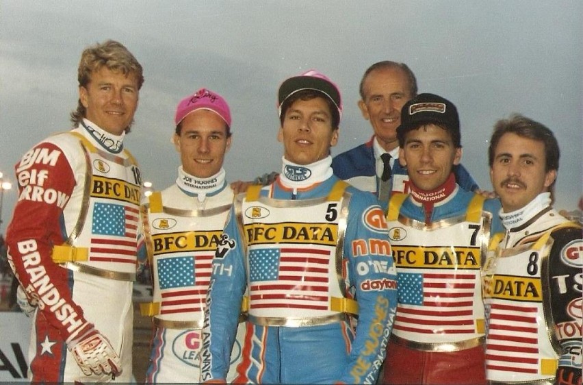 Od lewej: Rick Miller, Billy Hamill, Sam Ermolenko, John...
