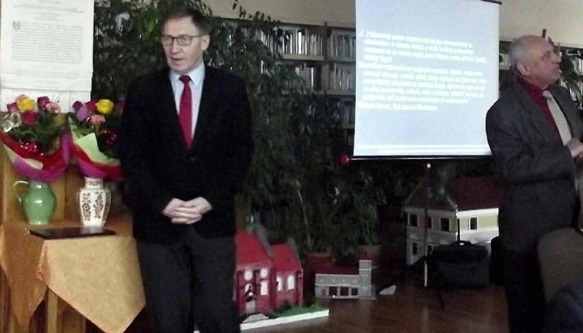 Wykład dr. Eugeniusza Suwińskiego w Radziejowie