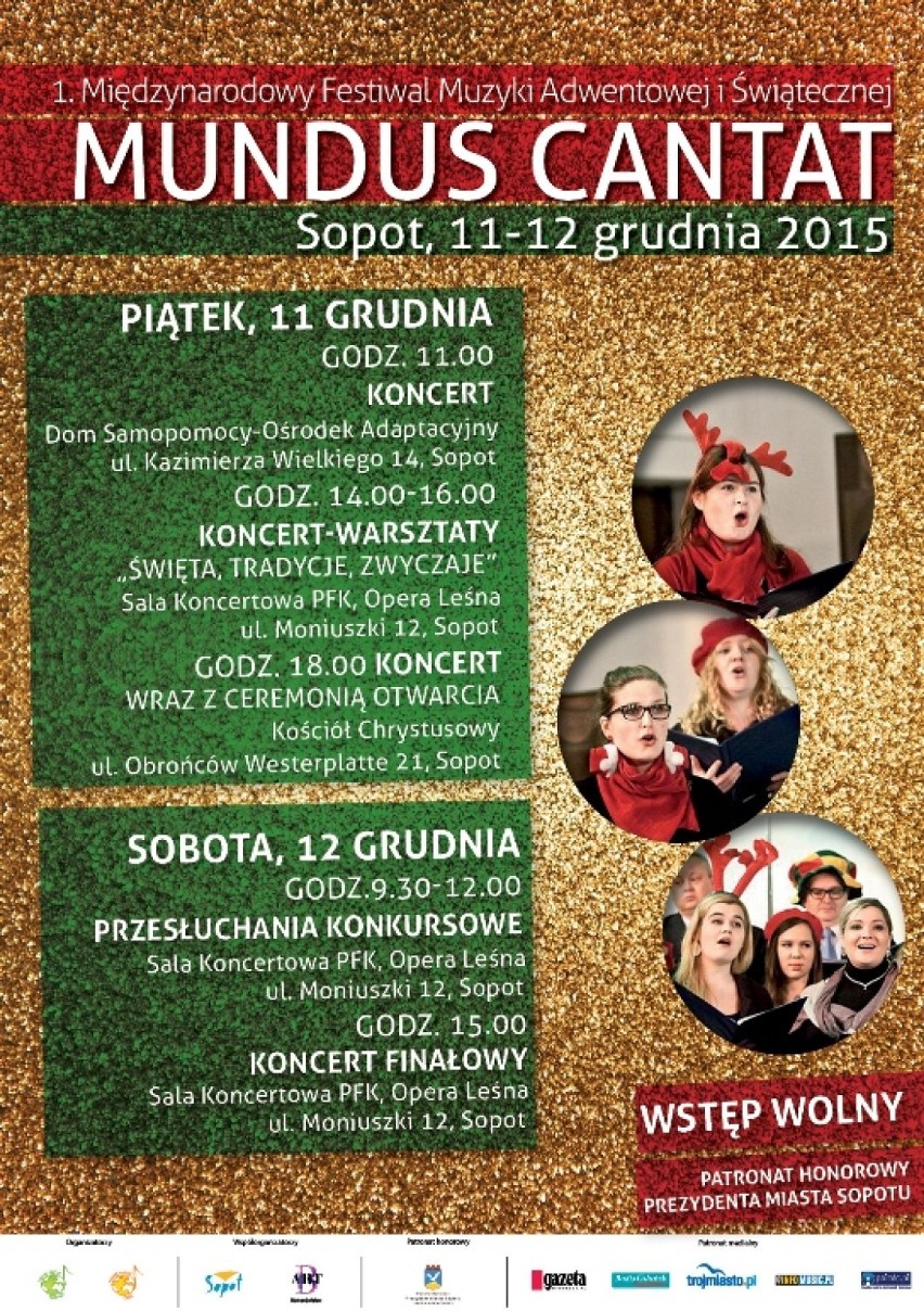 Międzynarodowy Festiwal Chóralny w Sopocie. Kolędowanie w różnych językach świata [PROGRAM]