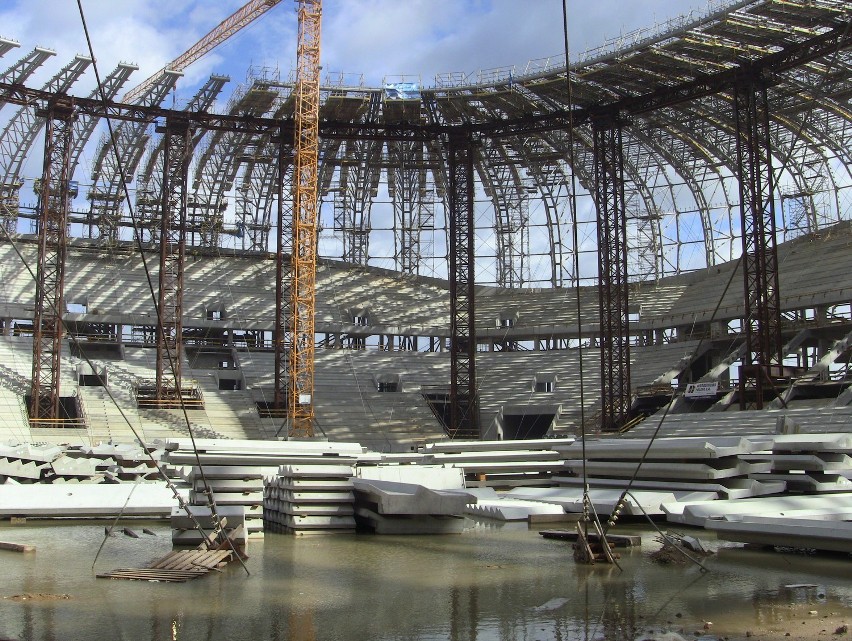 PGE Arena Gdańsk - przejdź się z nami po placu budowy stadionu