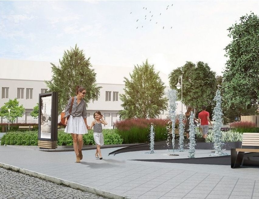 Jak zmieni się ulica Bodzentyńska w Kielcach? Wypowiedz się, co myślisz o fontannie, zieleni i miejscach wypoczynku (ZDJĘCIA)   