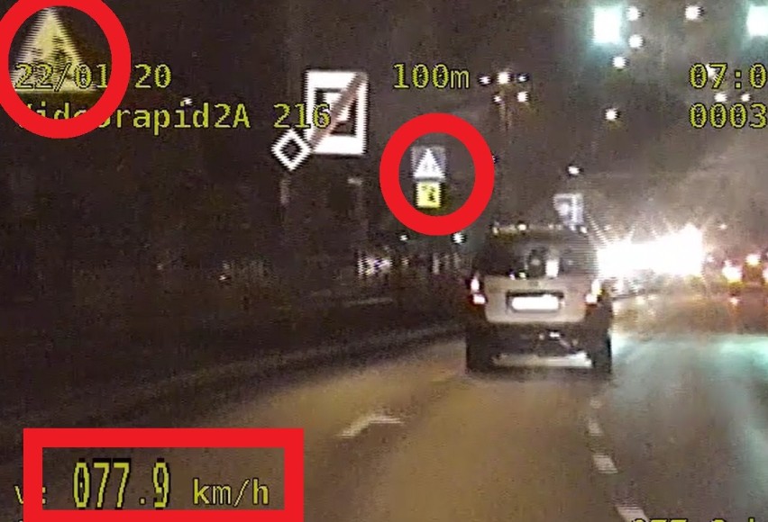 Namierzony przez SPEED za przekroczenie prędkości kierowca mazdy posługiwał się podrobionym prawem jazdy [wideo]