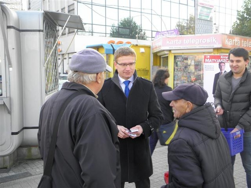 Częstochowa: Krzysztof Matyjaszczyk spotyka się z mieszkańcami w centrum miasta