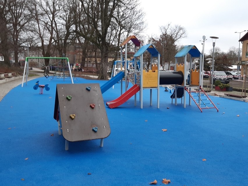 Plac zabaw w centrum Goleniowa znów dostępny dla dzieci