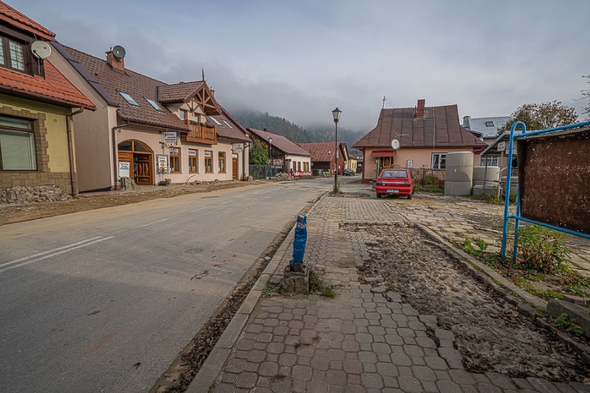 Deptak w centrum Muszyny coraz bliżej ukończenia