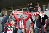 Kibice na meczu Cracovia - Korona Kielce. Hołd i "Barka" dla Jana Pawła II, ale nie obeszło się bez zgrzytu [ZDJĘCIA] 