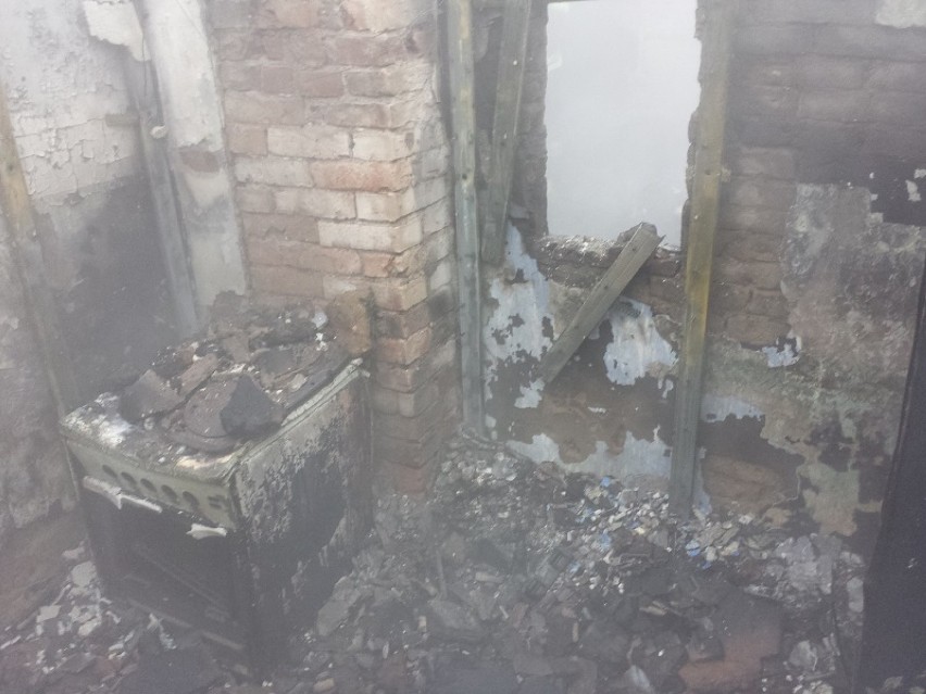 W pożarze w Koźlątkowie zginął 75-letni mężczyzna