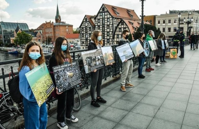 W sobotę, 20 marca, na ul. Mostowej w Bydgoszczy odbyła się kolejna akcja Fundacji Viva. Aktywiści zachęcali do zmiany jadłospisu.