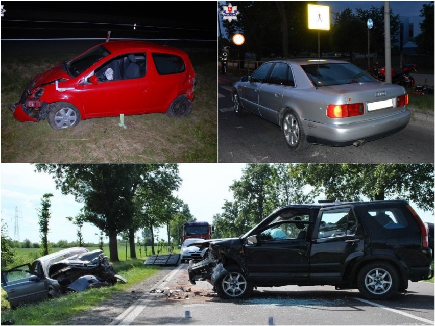 Wypadki na drogach woj. lubelskiego w mijającym tygodniu. Ku przestrodze! (ZDJĘCIA)